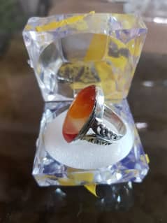 Sulemani aqeeq silver chandi ring for sale