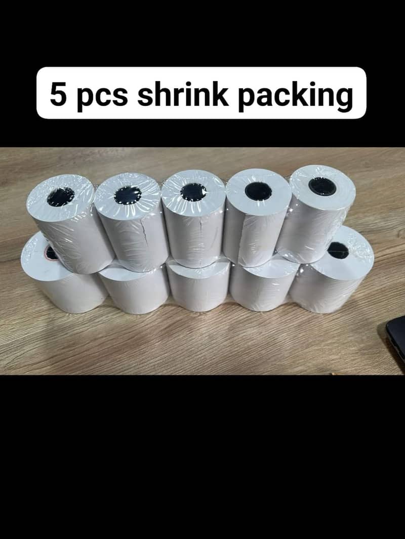 White Printed Paper Roll| 2