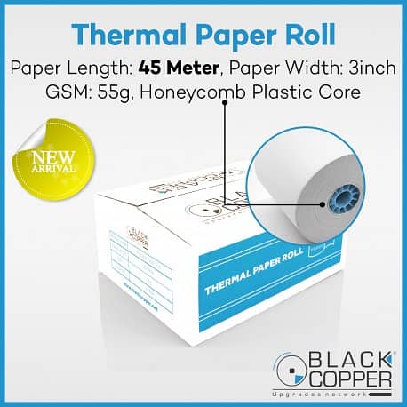 White Printed Paper Roll| 10