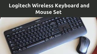 Brand New Logitech Wireless Keyboard Mouse Combo Set