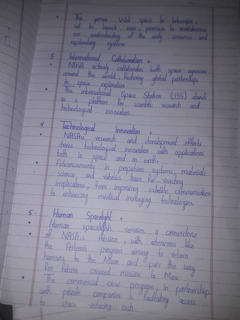 Handwritten assignment work 4