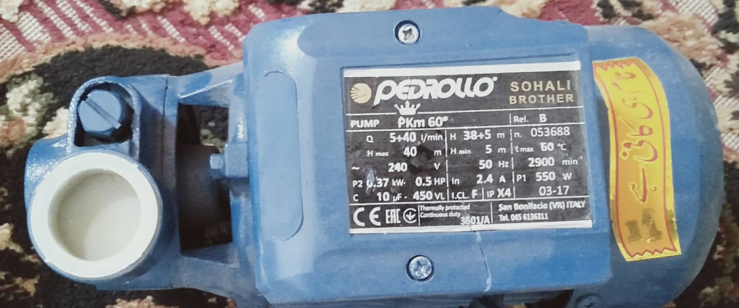Pedrollo water pump 1
