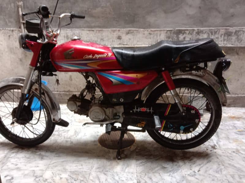 Honda cd 70 with cafe racer all parts in reasonable price 03344140217 1