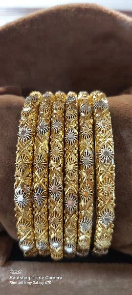Gold-plated bangles 1