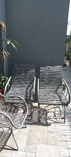 iron Lawn chairs for sale in dha phase 8 lahore