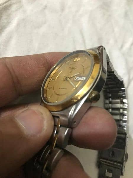 Seiko 5 Automatic Two tone Wrist Watch 2