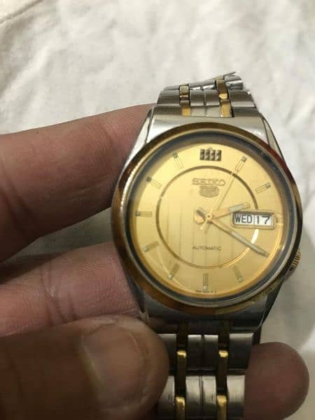 Seiko 5 Automatic Two tone Wrist Watch 3