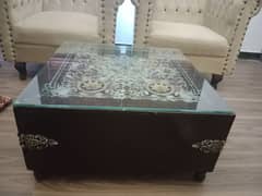 bead with mattress with side table. . sofa 5seater 0