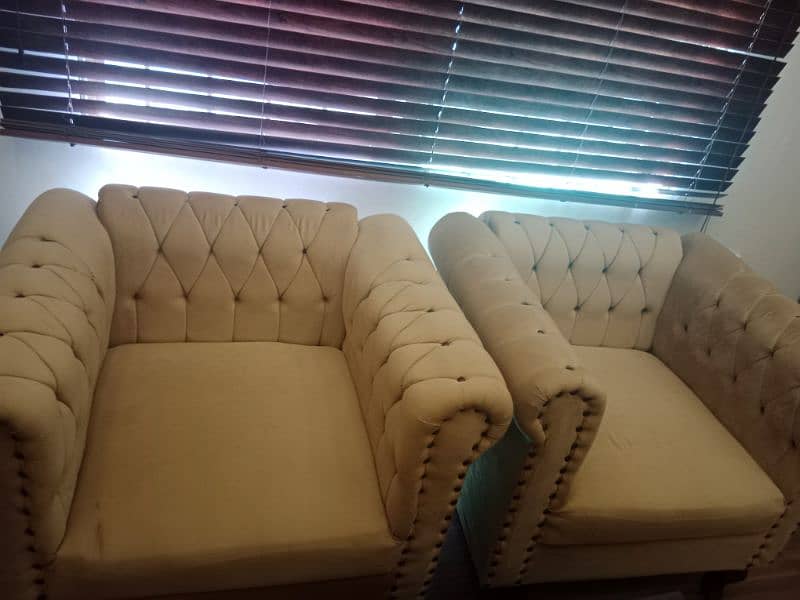 bead with mattress with side table. . sofa 5seater 3