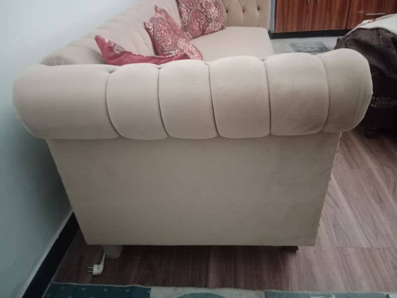 bead with mattress with side table. . sofa 5seater 7