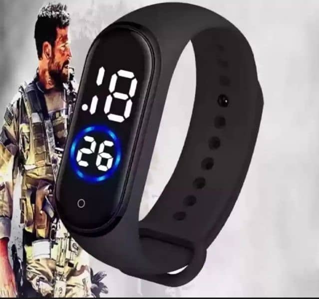 LED smart watch for kids 0