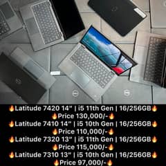 Dell Latitude 7310 7410 7420 Intel Core i5 i7 10th 11th Gen 13 14 inch