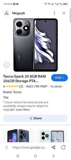 techno spark 20 box pack only only one day use