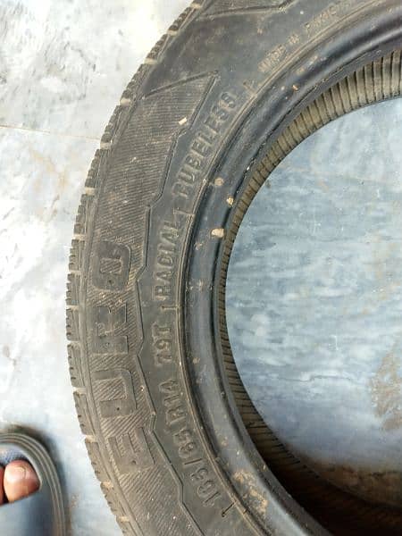 2 tyres 165/65/14 orignal condition 1