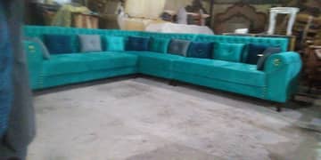 karnar sofa l shep available only WhatsApp 03055576327