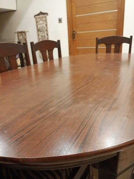 Beautiful Wooden Dining Table for sale 3