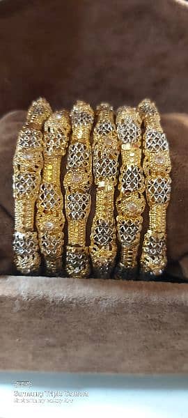 Gold-plated bangles 1