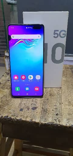 Samaung S10+5G Pta Aproved With Box