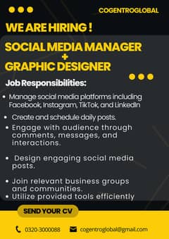Social Media Manager + Graphic Designer
