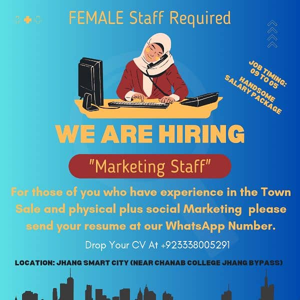 Marketing Female's  Required 0