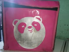 Food panda rider Bag with shirt