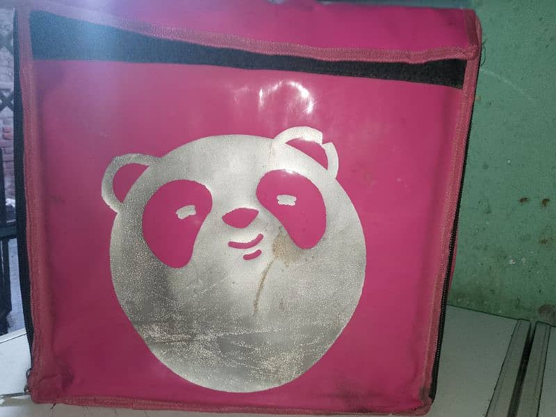 Food panda rider Bag with shirt 0