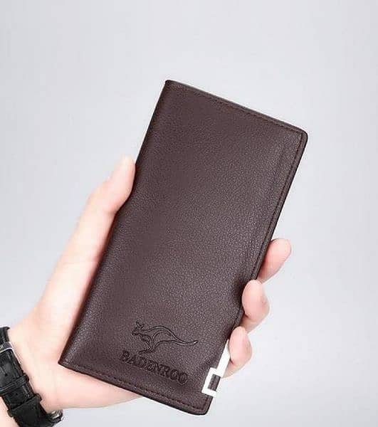 long fold Leather wallet 3