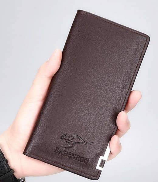 long fold Leather wallet 4