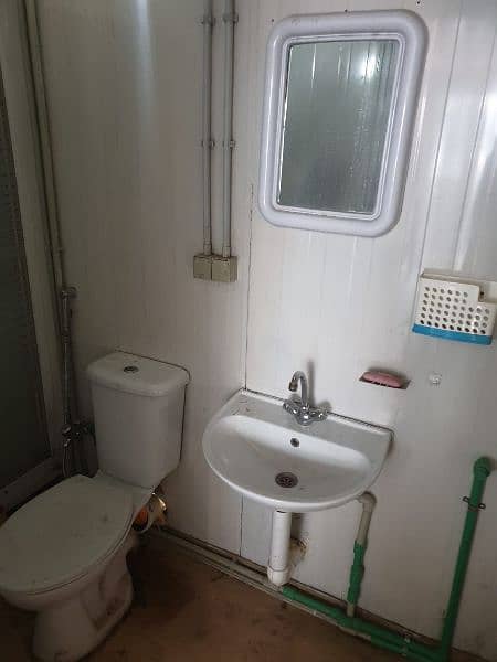 fully furnished container,attached bathroom 8