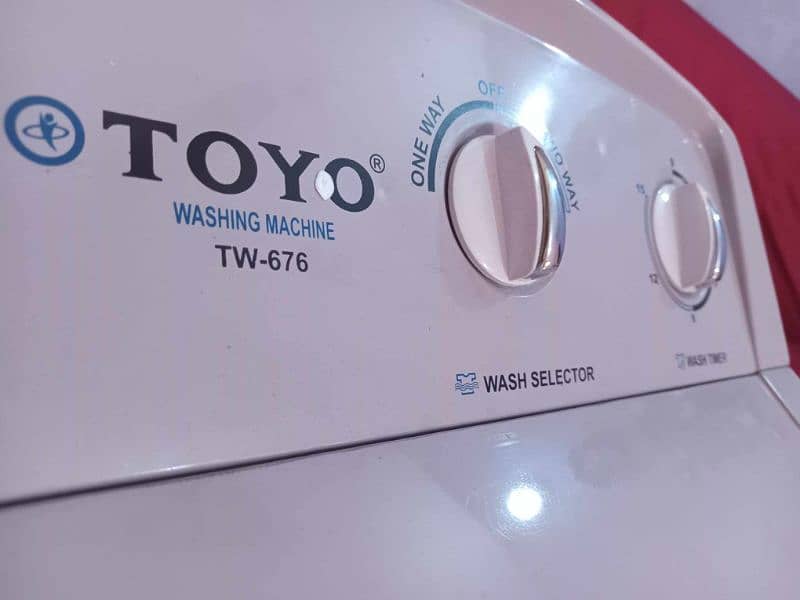TOYO washing machine 4