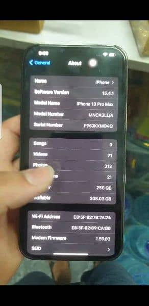 Iphone 13 Pro Max 100% Battery 256GB (JV) 2