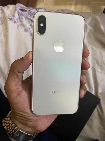 Iphone X pta approved with box and charger 0