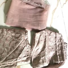 full heavy work for net fabric inner fabric banarsi color lilak