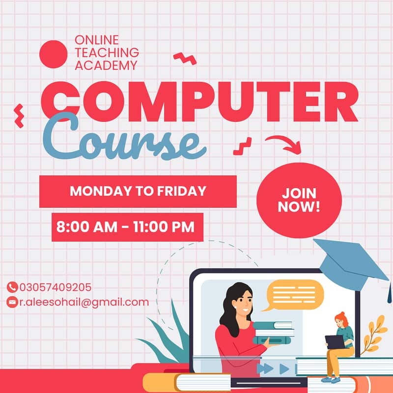 Computer Short Course Tutor (Online and Physically) 1