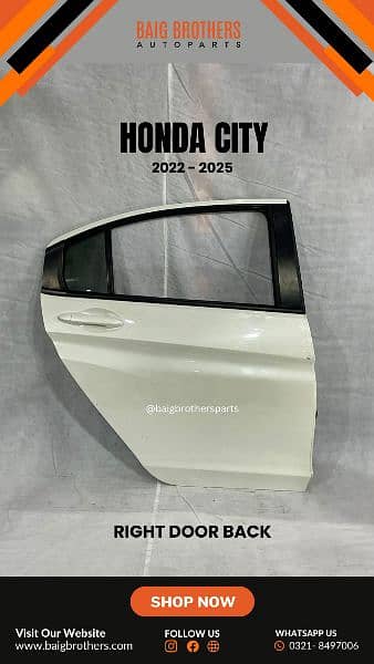 Honda civic city  Sportage picanto mg Hs h6 headlight bnet grill door 13