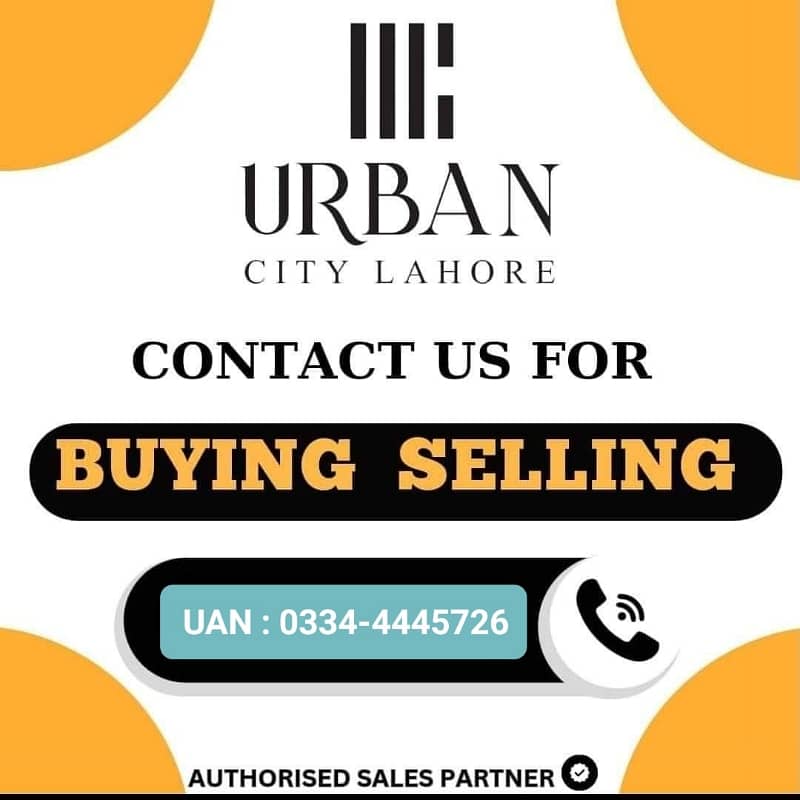 Urban City Lahore - 3, 5 & 10 Marla Plots on Installments 0