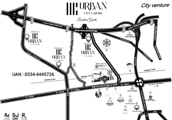Urban City Lahore - 3, 5 & 10 Marla Plots on Installments 4