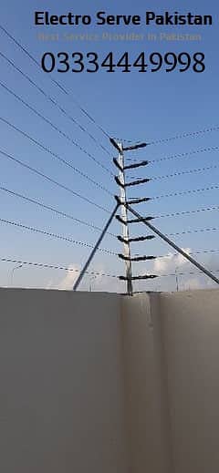 Electric Fence system security wire wall security 8