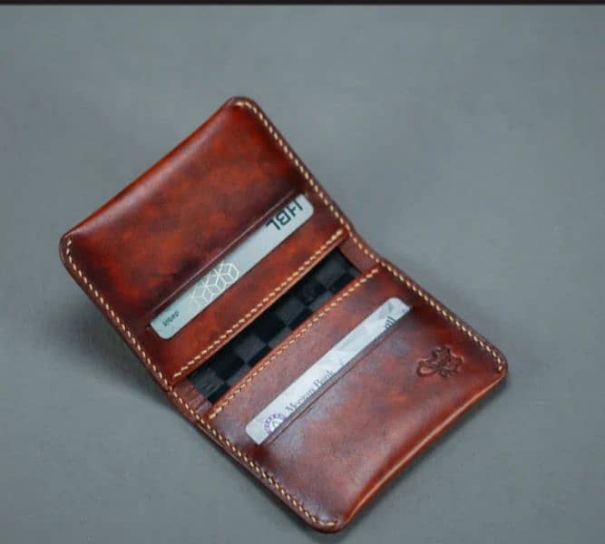 SLIM EVER CARD WALLET HAND MADE 2
