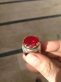 Have Unique Ring with Afghani Yaqoot/Ruby