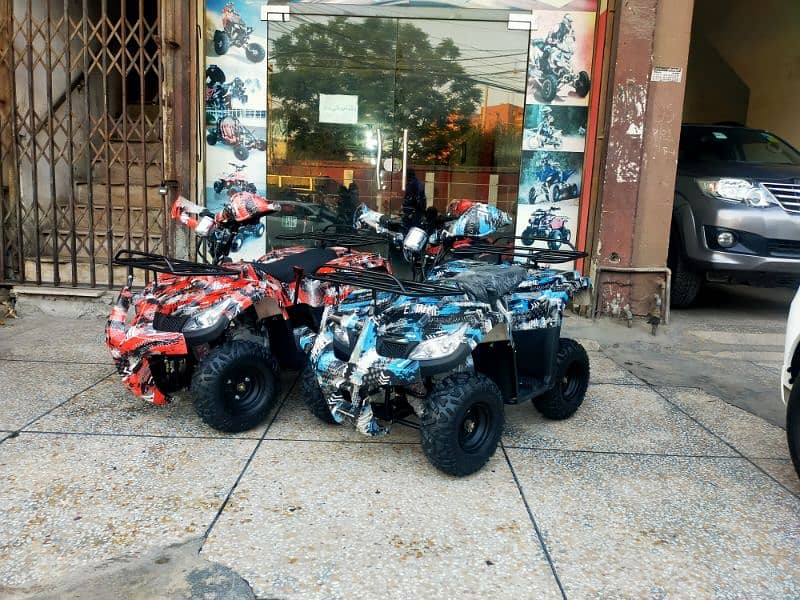 Outstanding Stock Atv Quad 4 Wheels Bikes Delivery In All Pakistan 2