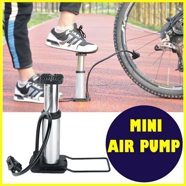 Mini Air Pump For Cycle, Pool, Bike, Football And Air Filled Toys 0