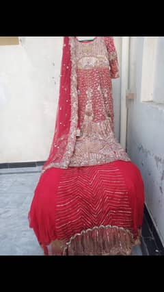 Bridal Dress (Just Once Used) Self Used