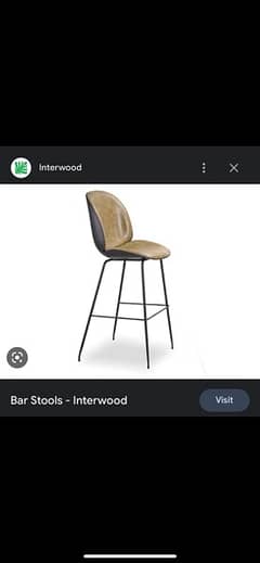 Interwood bar stool chairs