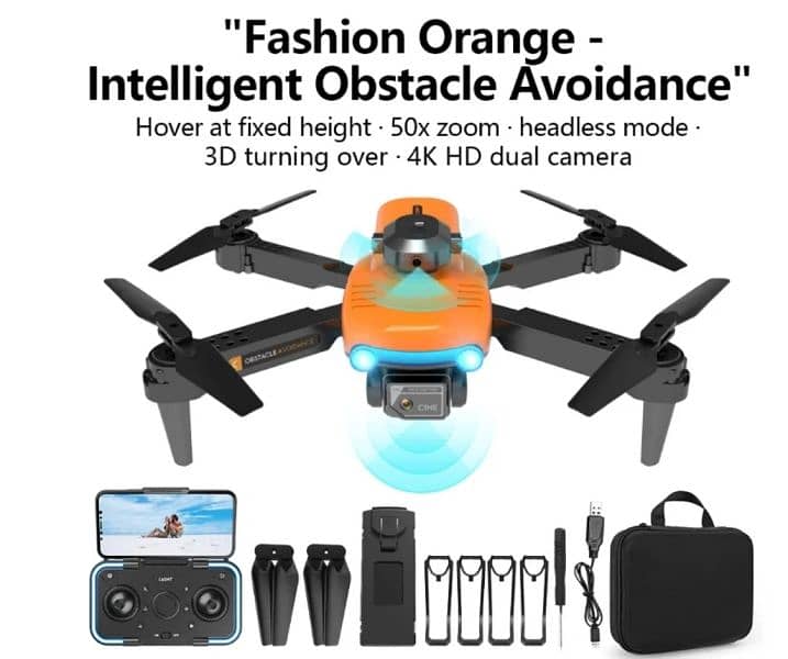 F187 Dual HD Camera(480p) Drone with Obstacle avoidance sensors 1