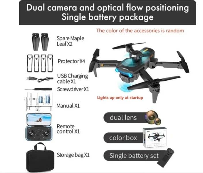 F187 Dual HD Camera(480p) Drone with Obstacle avoidance sensors 3