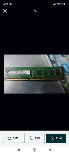 4gb ddr3 ram (PC) for sale