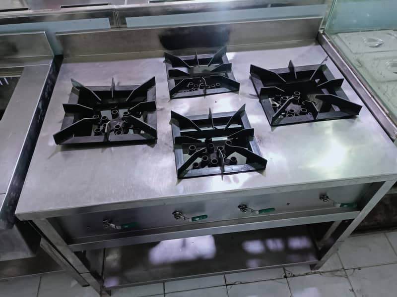 pizza oven seven star, delivery bags, burners stove, prep table, grill 1