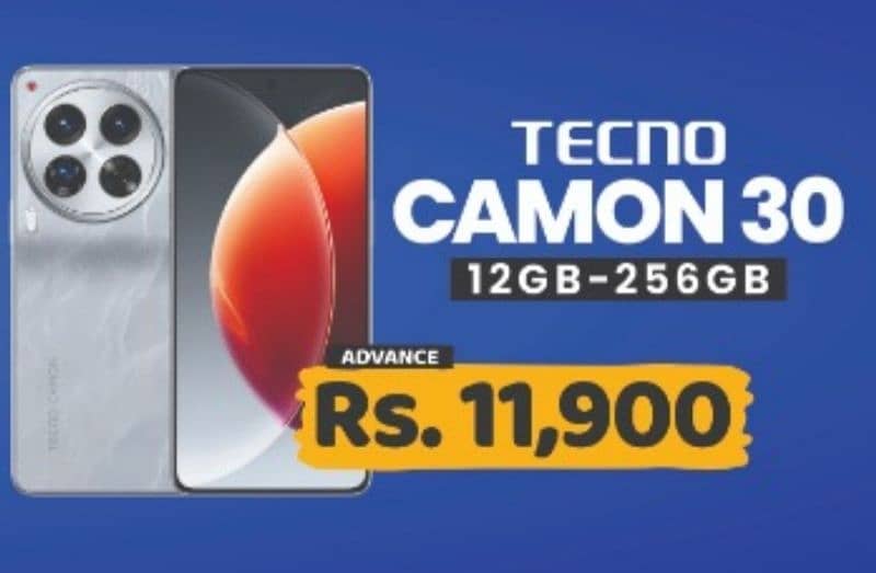 Tecno Camon 30 mobile phone on Installment 0