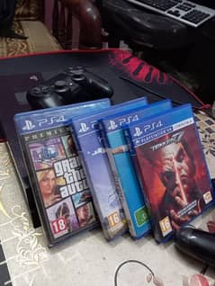 PS4 Fat 500GB with 3 games